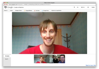 visio conférence hangout